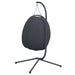 Hanging Egg Chair with Stand in Anthracite - Little and Giant Explorers vidaXL