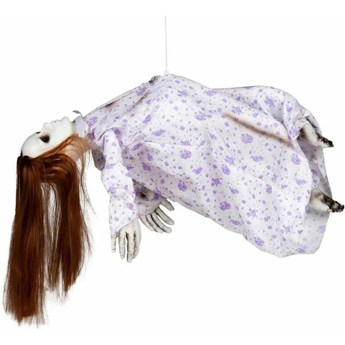 Hanging Halloween Decoration - Levitating Girl with Light, Sound and Movement - Little and Giant Explorers