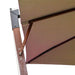 Hanging Parasol with Pole in Taupe and Solid Fir Wood (3 x 3m) - Little and Giant Explorers vidaXL