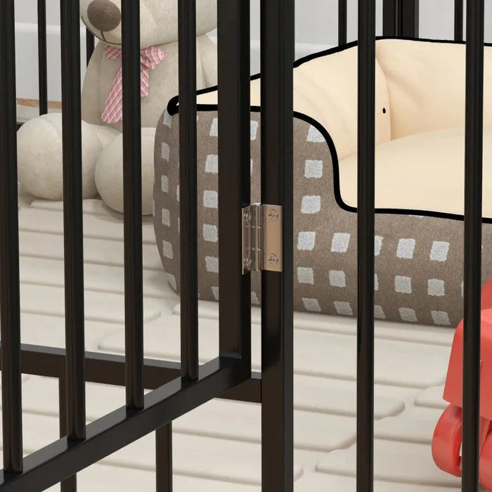 Heavy Duty Dog Pen with 8 Panels 60cm - Little and Giant Explorers PawHut