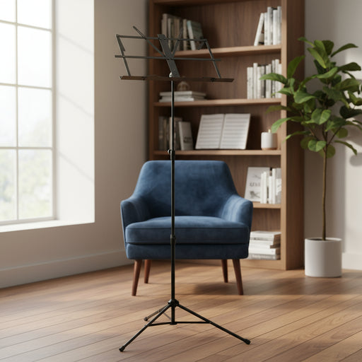 Music Book Stand in Black - Little and Giant Explorers vidaXL