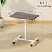 Height Adjustable Standing Desk with Wheels and Headphone Hook in Grey - Little and Giant Explorers HOMCOM