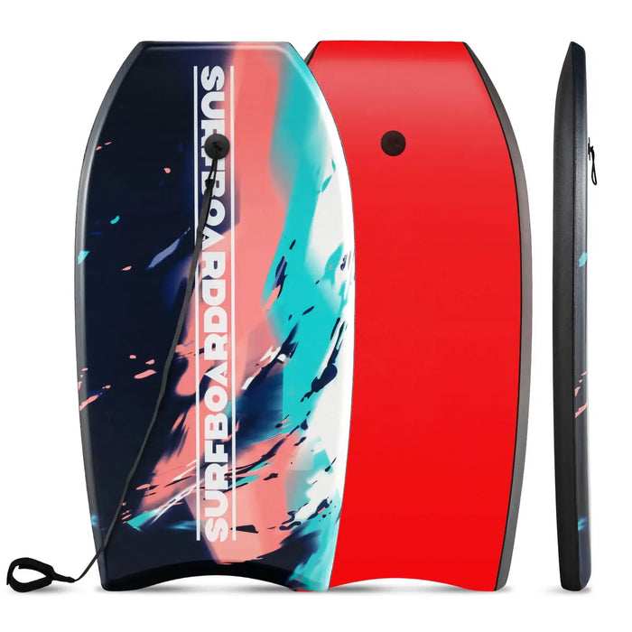 Lightweight Body Board with Wrist Leash | Small 84cm - Little and Giant Explorers Costway