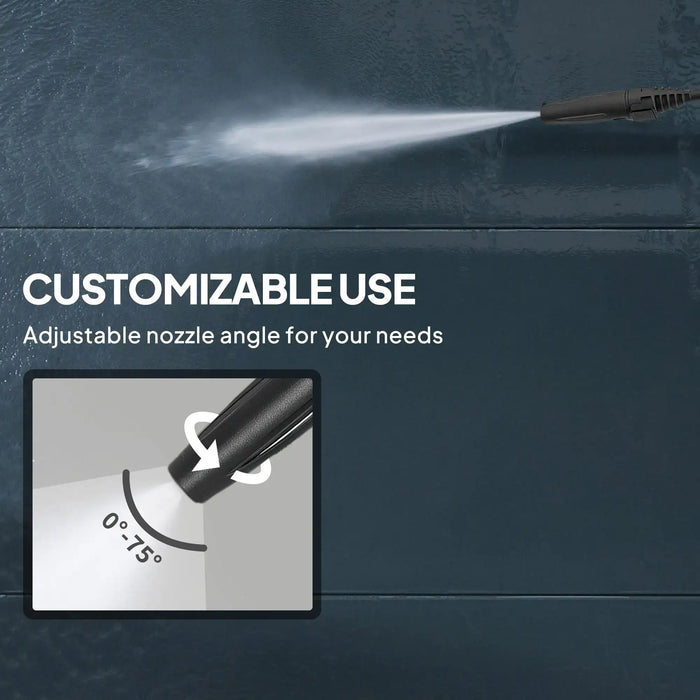 High Pressure Washer – 1800W Motor | 150-Bar Power - Adjustable Spray Angle OUTSUNNY - Little and Giant Explorers Outsunny