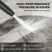 High Pressure Washer – 1800W Motor | 150-Bar Power - Adjustable Spray Angle OUTSUNNY - Little and Giant Explorers Outsunny
