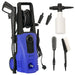 High Pressure Washer – Blue | 1800W Electric Jet Washer - 6m Hose and Snow Foam Bottle DURHAND - Little and Giant Explorers DURHAND