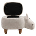 Hippo Storage Ottoman - Little and Giant Explorers HOMCOM