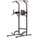 Home Multi Gym Power Tower | Adjustable Pull Up and Dip Station HOMCOM - Little and Giant Explorers HOMCOM