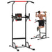 Home Multi Gym Power Tower | Adjustable Pull Up and Dip Station HOMCOM - Little and Giant Explorers HOMCOM