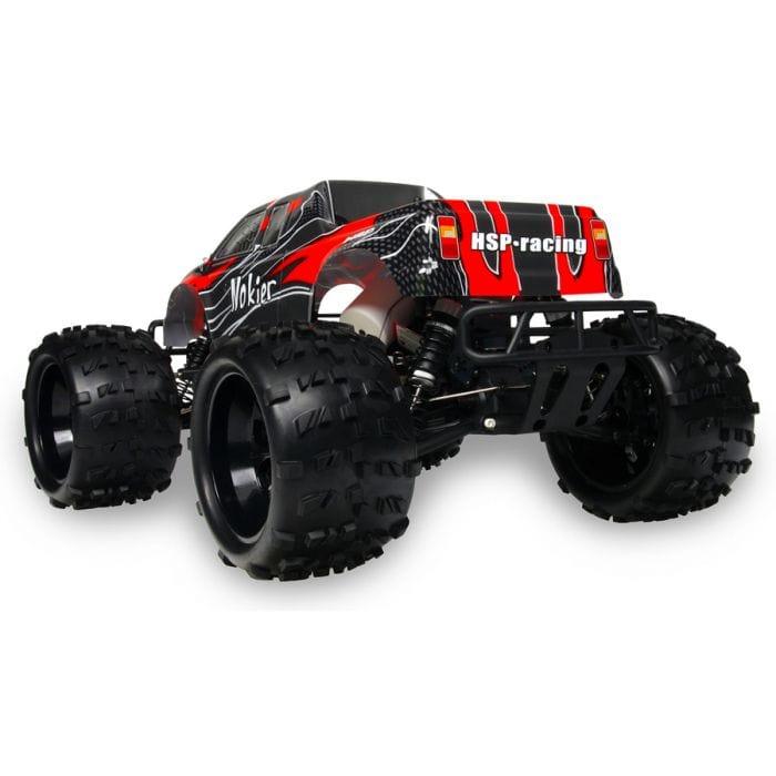 HSP 1/8TH Scale 4WD Off Road Nitro Monster RC Truck 2.4GHz | Black and Red - Little and Giant Explorers HSP