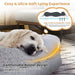 Human Dog Bed with Soft Blanket and Plump Pillow in Grey - Little and Giant Explorers Costway