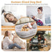 Human Dog Bed with Soft Blanket and Plump Pillow in Grey - Little and Giant Explorers Costway