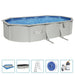 Hydrium Above Ground Frame Pool Oval (610 x 360 x 120cm) - Little and Giant Explorers Bestway