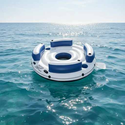 Hydro-Force Floating Island | 4-Person Inflatable Lounger with Backrests BESTWAY - Little and Giant Explorers Bestway