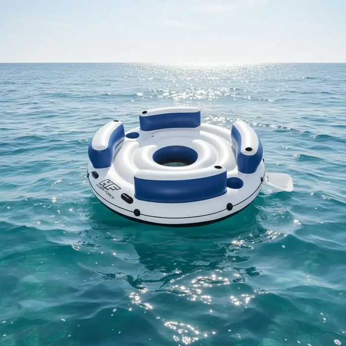Hydro-Force Floating Island | 4-Person Inflatable Lounger with Backrests BESTWAY - Little and Giant Explorers Bestway