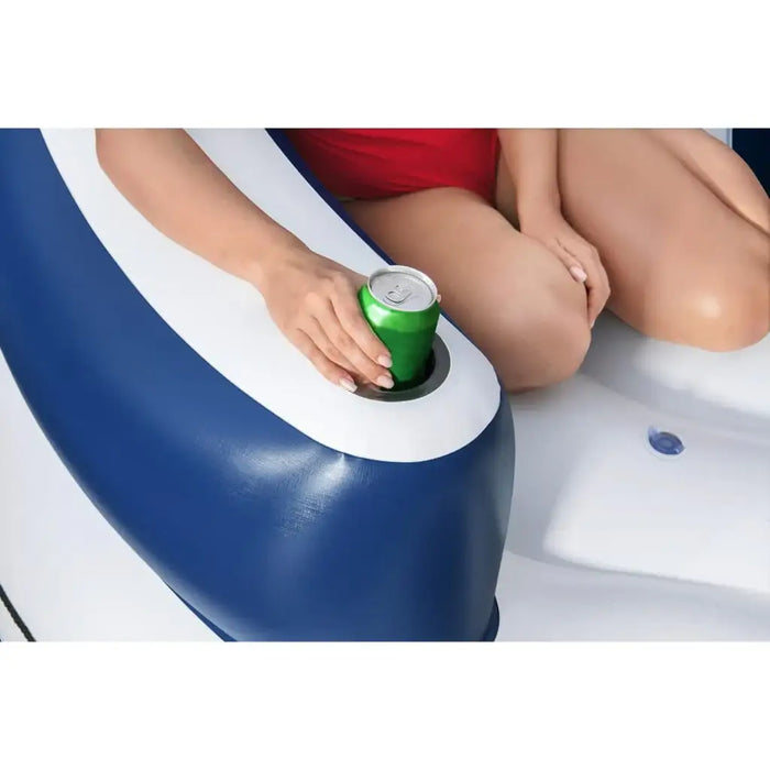 Hydro-Force Floating Island | 4-Person Inflatable Lounger with Backrests BESTWAY - Little and Giant Explorers Bestway