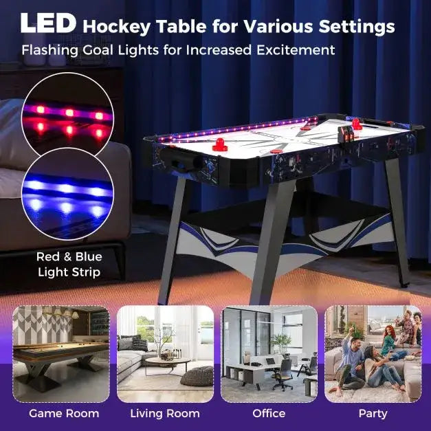 Air Hockey Game Table - Little and Giant Explorers Costway