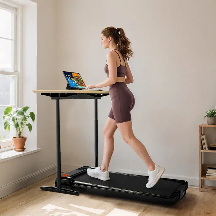 Incline Walking Pad – 2.0HP Motor | 1–6km/h Speed and Manual Incline - Foldable Handrail SPORTNOW - Little and Giant Explorers SPORTNOW