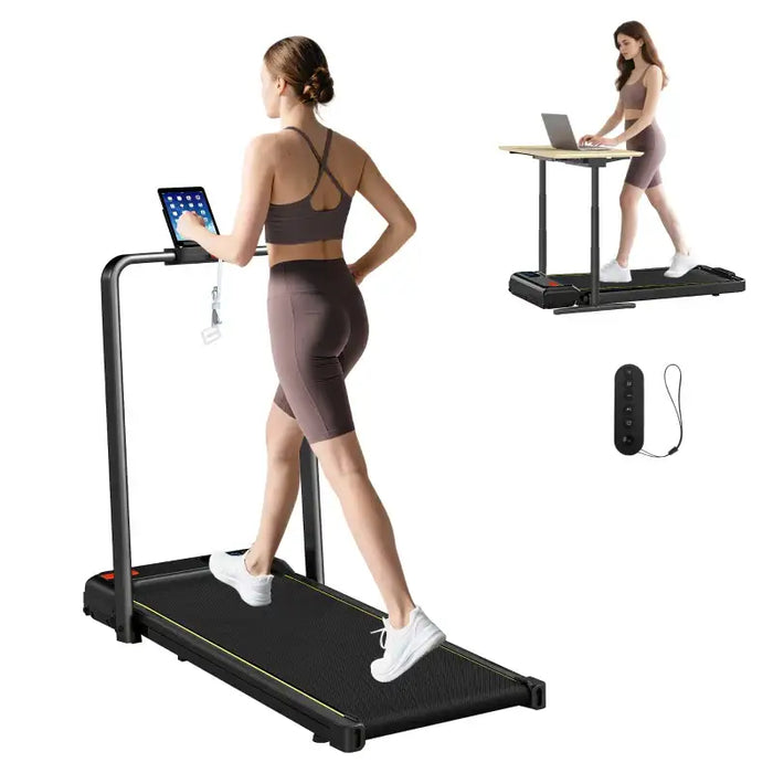 Incline Walking Pad – 2.0HP Motor | 1–6km/h Speed and Manual Incline - Foldable Handrail SPORTNOW - Little and Giant Explorers SPORTNOW