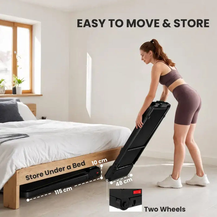 Incline Walking Pad – 2.0HP Motor | 1–6km/h Speed and Manual Incline - Foldable Handrail SPORTNOW - Little and Giant Explorers SPORTNOW