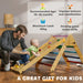 Indoor Climbing Frame for Toddlers | Adjustable Pikler Triangle Set - Little and Giant Explorers AIYAPLAY