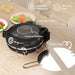 Indoor Pizza Oven | Black Steel and Stainless Steel - Little and Giant Explorers HOMCOM