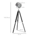 Floor lamp with dimensions labeled on a white background