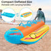 Inflatable Banana Boat - Towable Tube for Boating - Little and Giant Explorers Costway