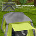 Waterproof Inflatable Camping Tent with Pump in Green (2 persons) - Little and Giant Explorers Outsunny