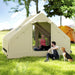 Inflatable Camping Tent with Pump (2 - 4 persons) - Little and Giant Explorers Outsunny