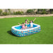 Inflatable Kids Pool Blue (229 x 152 x 56cm) - Little and Giant Explorers Bestway