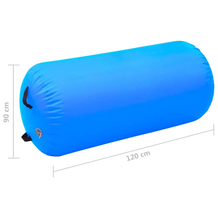 Inflatable Gymnastic Roll – Blue | 120cm Air Barrel for Fitness, Yoga and Training VIDAXL - Little and Giant Explorers