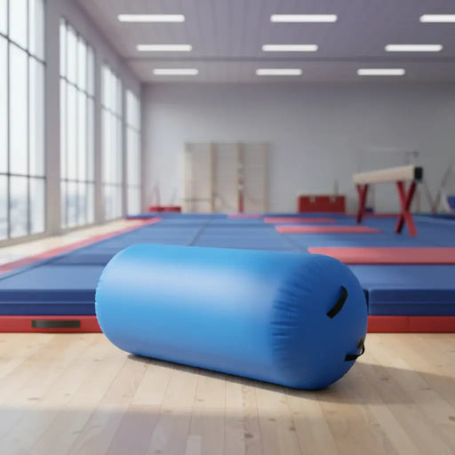 Inflatable Gymnastic Roll – Blue | 120cm Air Barrel for Fitness, Yoga and Training VIDAXL - Little and Giant Explorers