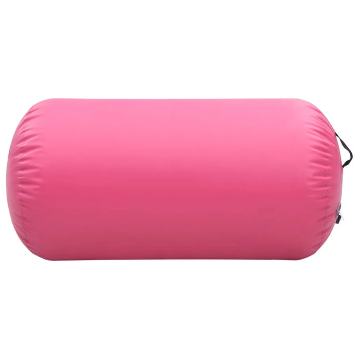 Inflatable Gymnastic Roll with Pump in PVC and Pink - Little and Giant Explorers vidaXL