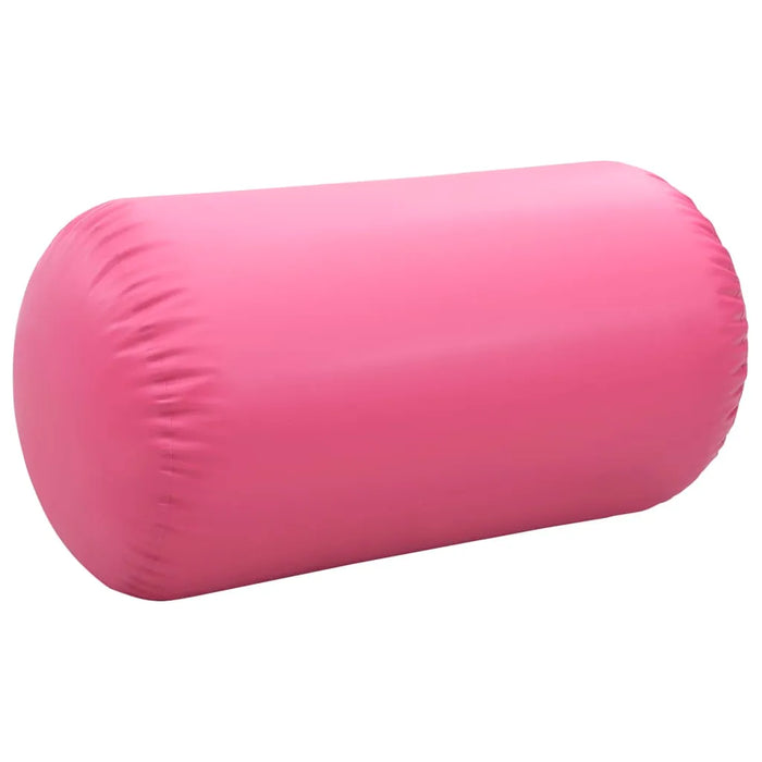 Inflatable Gymnastic Roll with Pump in PVC and Pink - Little and Giant Explorers vidaXL