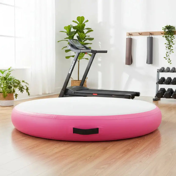 Inflatable Gymnastic Mat with Pump in PVC and Pink - Little and Giant Explorers vidaXL