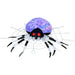 Inflatable Halloween Hanging Spider – LED Lights | Cobweb Design - Weather-Resistant Polyester HOMCOM - Little and Giant Explorers HOMCOM