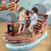 Inflatable - Pirate Ship - Playpen with Built in Motor - Little and Giant Explorers Costway