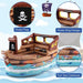 Inflatable - Pirate Ship - Playpen with Built in Motor - Little and Giant Explorers Costway