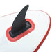 Inflatable Stand Up Paddleboard with Sail Set in Red and White - Little and Giant Explorers vidaXL