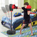 Inflation-Free Boxing set with Punching Bag and Gloves - Little and Giant Explorers Costway