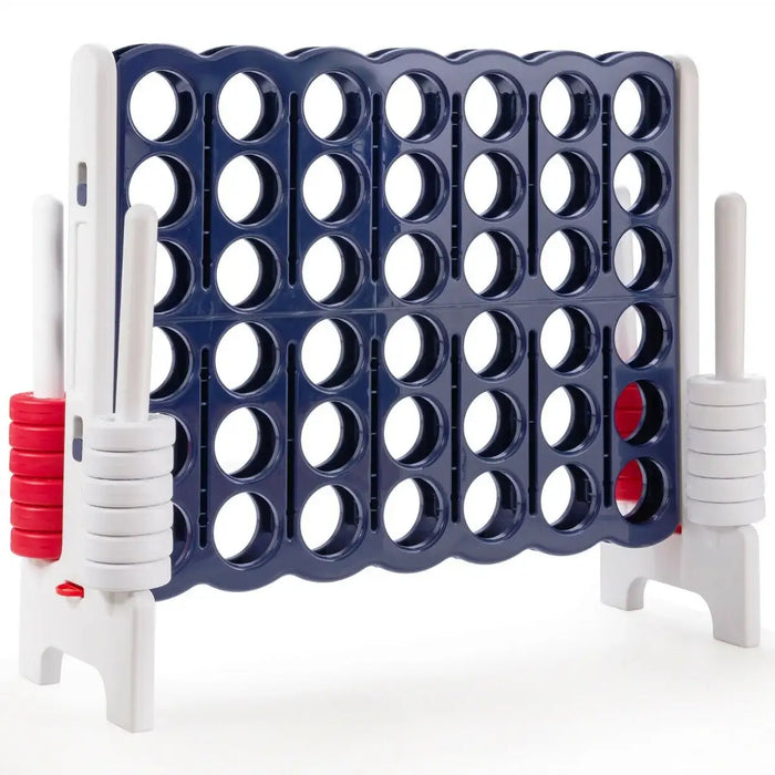 Jumbo 4-to-Score Giant Game Set in Dark Blue - Little and Giant Explorers Costway