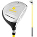 Junior #3 Fairway Wood Yellow | Aluminum Alloy Head with Fiberglass Shaft - Little and Giant Explorers Costway