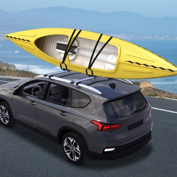 Kayak, Canoe Roof Rack for Car - Little and Giant Explorers HOMCOM