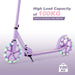 Kick Scooter - Purple | Adjustable Handlebar, 20cm Wheels and Foldable Design COSTWAY - Little and Giant Explorers Costway