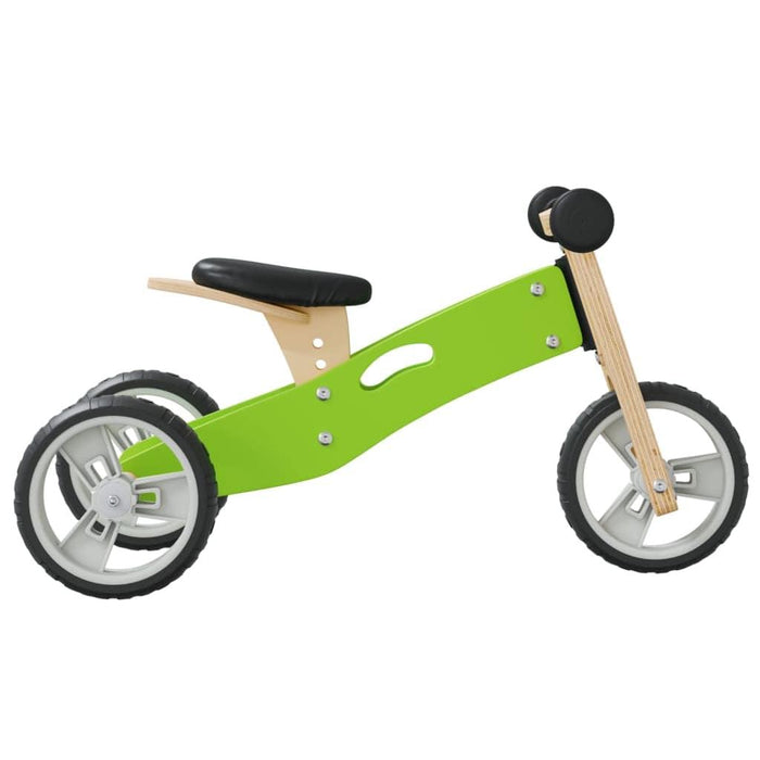 2-in-1 Balance Bike in Green - Little and Giant Explorers vidaXL