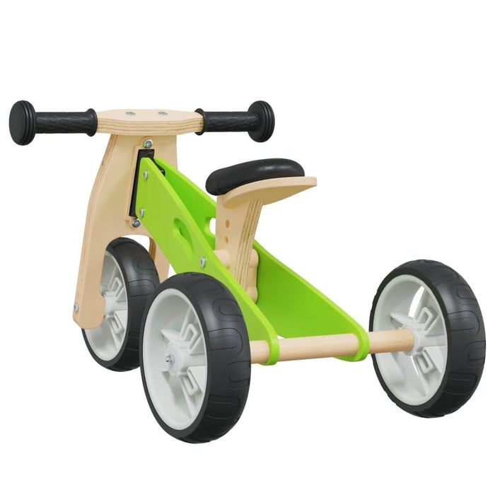 2-in-1 Balance Bike in Green - Little and Giant Explorers vidaXL