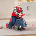 2-in-1 Electric Wiggle Car with Music and Pedal 6V - Little and Giant Explorers Costway