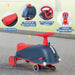 2-in-1 Electric Wiggle Car with Music and Pedal 6V - Little and Giant Explorers Costway