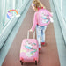 Kids 2-Piece Luggage and Backpack Set – Pink Unicorn-Design | Travel Trolley Case COSTWAY - Little and Giant Explorers Costway